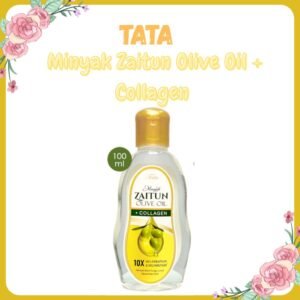 tata minyak zaitun olive oil + collagen 54ml & 100ml/minyak pijat tubuh