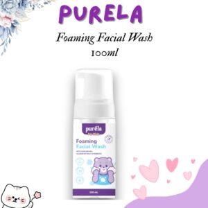 purela foaming facial wash 100ml/pembersih wajah anak