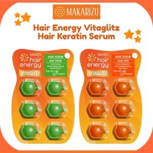 makarizo hair energy vitaglitz hair serum 6x1ml/vitamin rambut