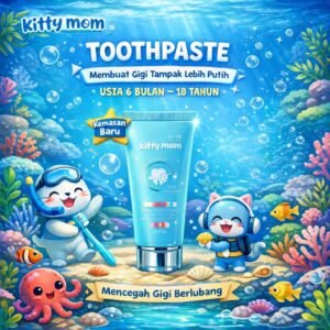kitty mom toothpaste 60g/pasta gigi