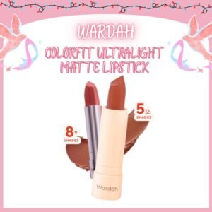 wardah colorfit ultralight matte lipstick | lipstik