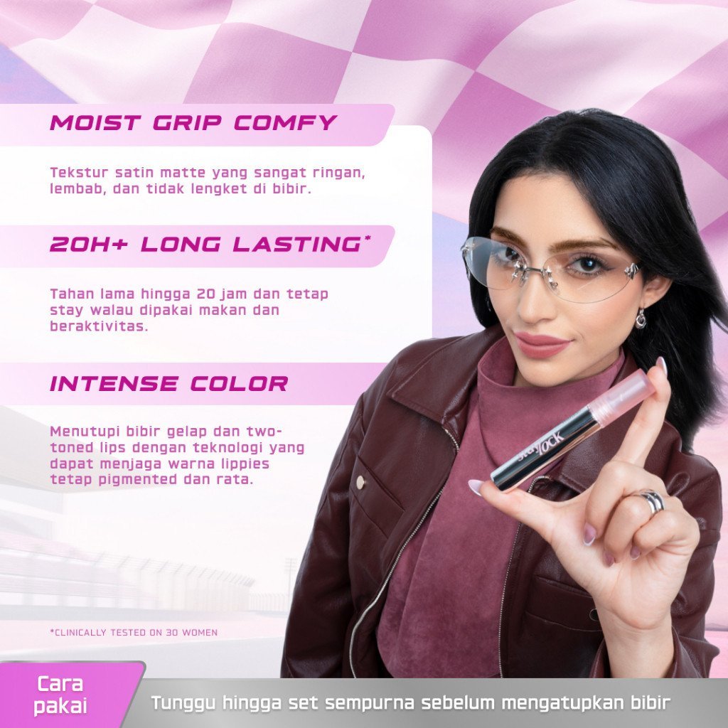 wardah staylock lip matte 20h long lasting 2.7g/lip cream wardah staylock lip matte 20h long lasting 2.7g/lip cream