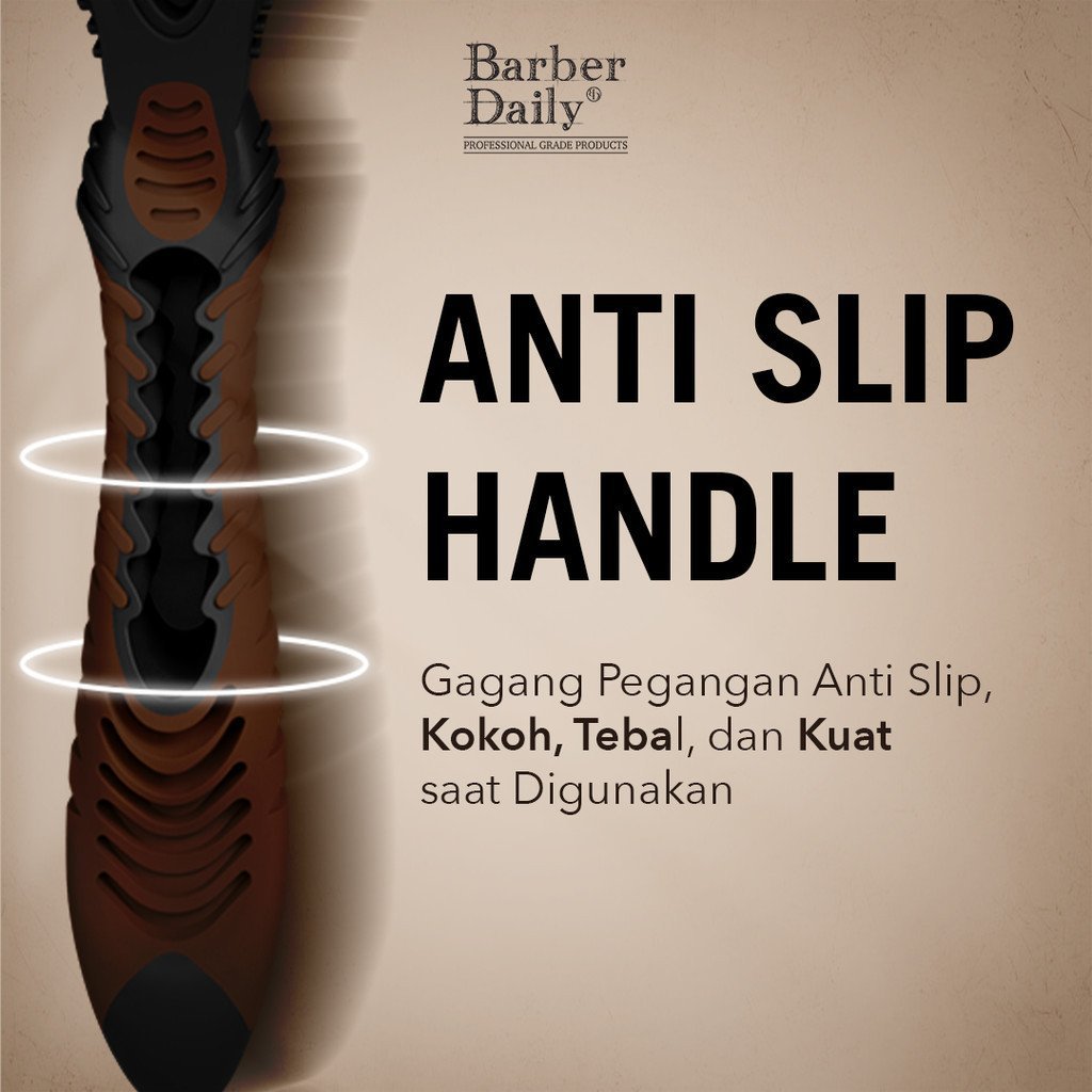 barber daily shaver six blade razor/alat pencukur barber daily shaver six blade razor/alat pencukur