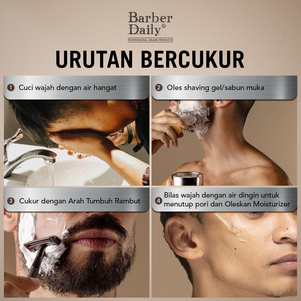 barber daily shaver six blade razor/alat pencukur barber daily shaver six blade razor/alat pencukur