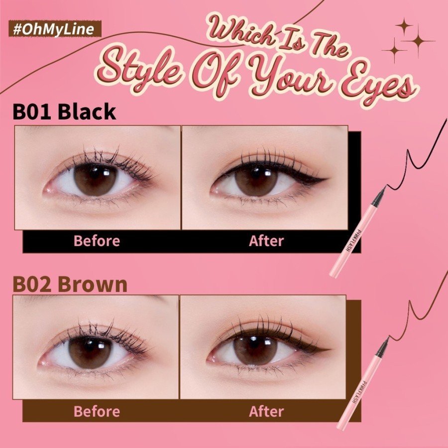 pinkflash oh my line waterproof easy eyeliner pinkflash oh my line waterproof easy eyeliner