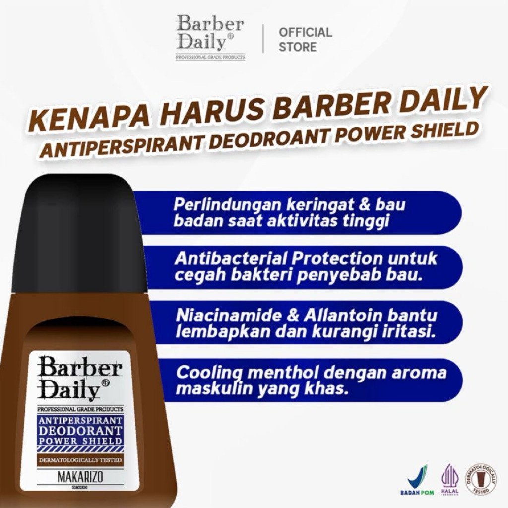 barber daily antiperspirant deodorant 50ml barber daily antiperspirant deodorant 50ml
