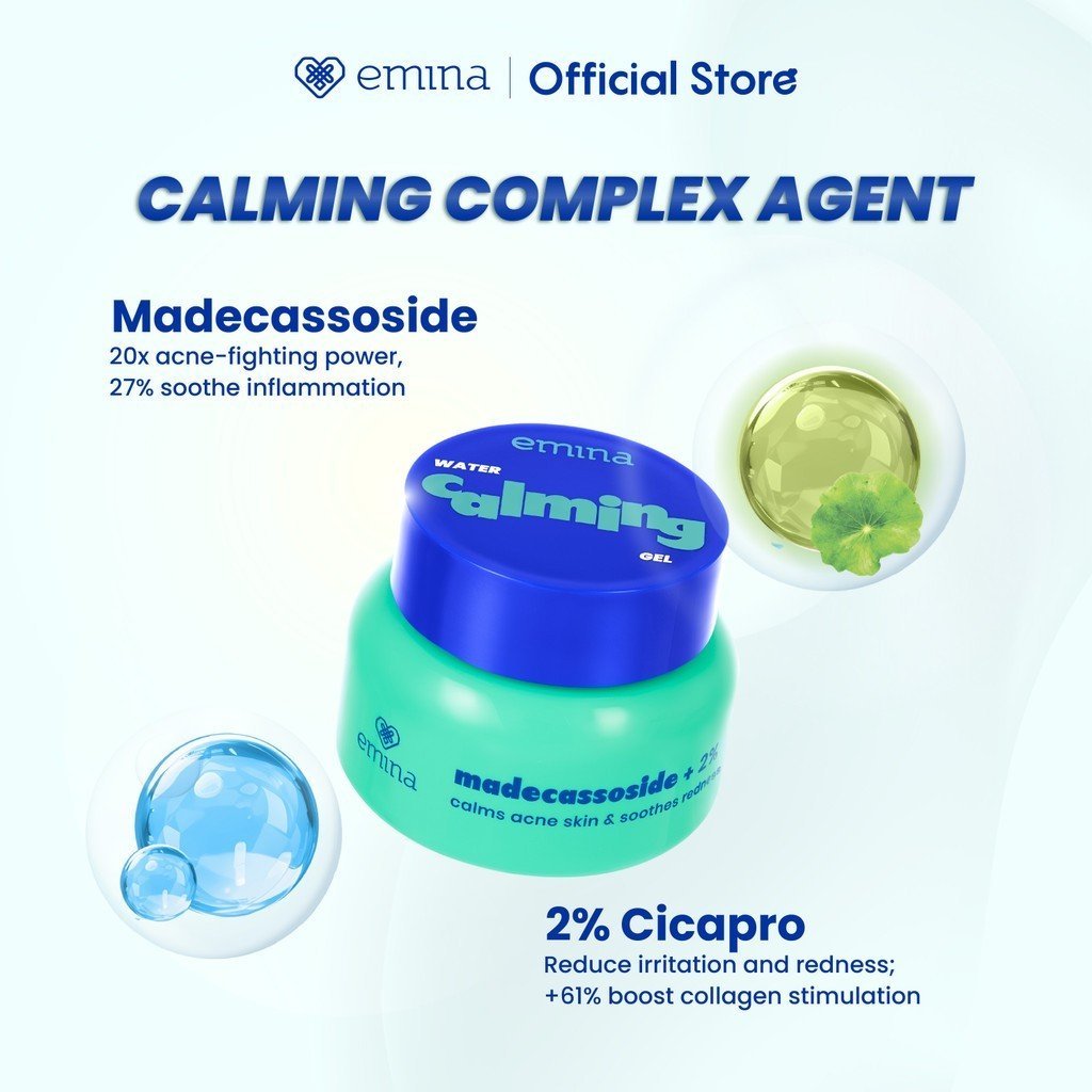 emina water gel moisturizer 30g / barrier balancing / bright glow / calming / pelembab wajah emina water gel moisturizer 30g / barrier balancing / bright glow / calming / pelembab wajah