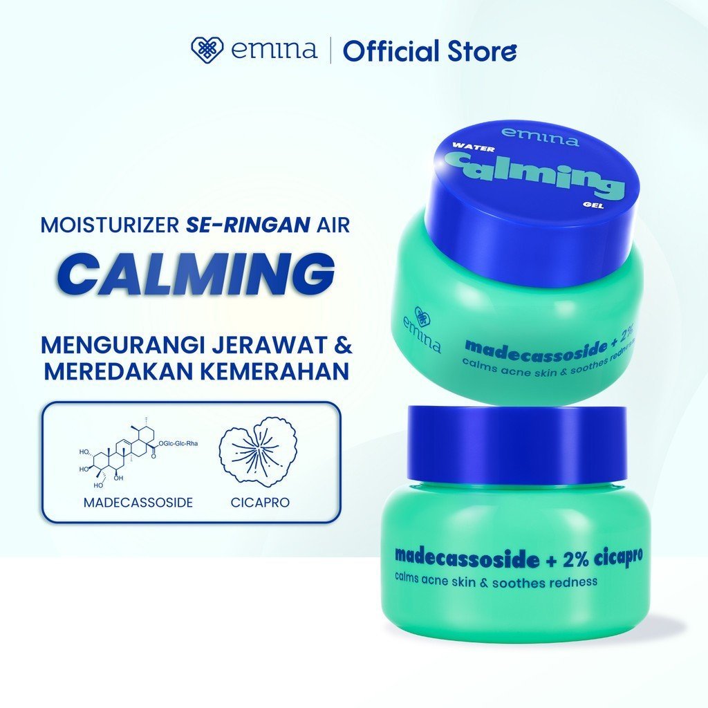 emina water gel moisturizer 30g / barrier balancing / bright glow / calming / pelembab wajah emina water gel moisturizer 30g / barrier balancing / bright glow / calming / pelembab wajah