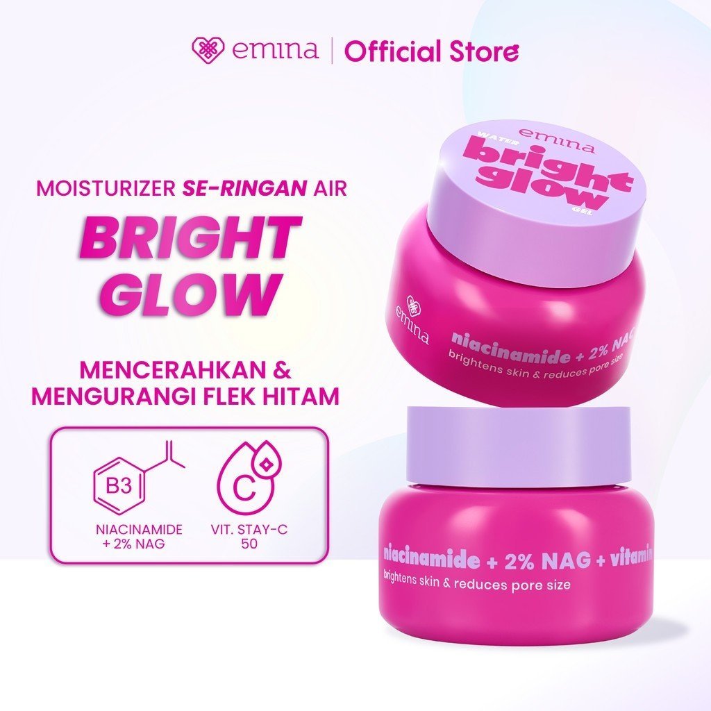 emina water gel moisturizer 30g / barrier balancing / bright glow / calming / pelembab wajah emina water gel moisturizer 30g / barrier balancing / bright glow / calming / pelembab wajah