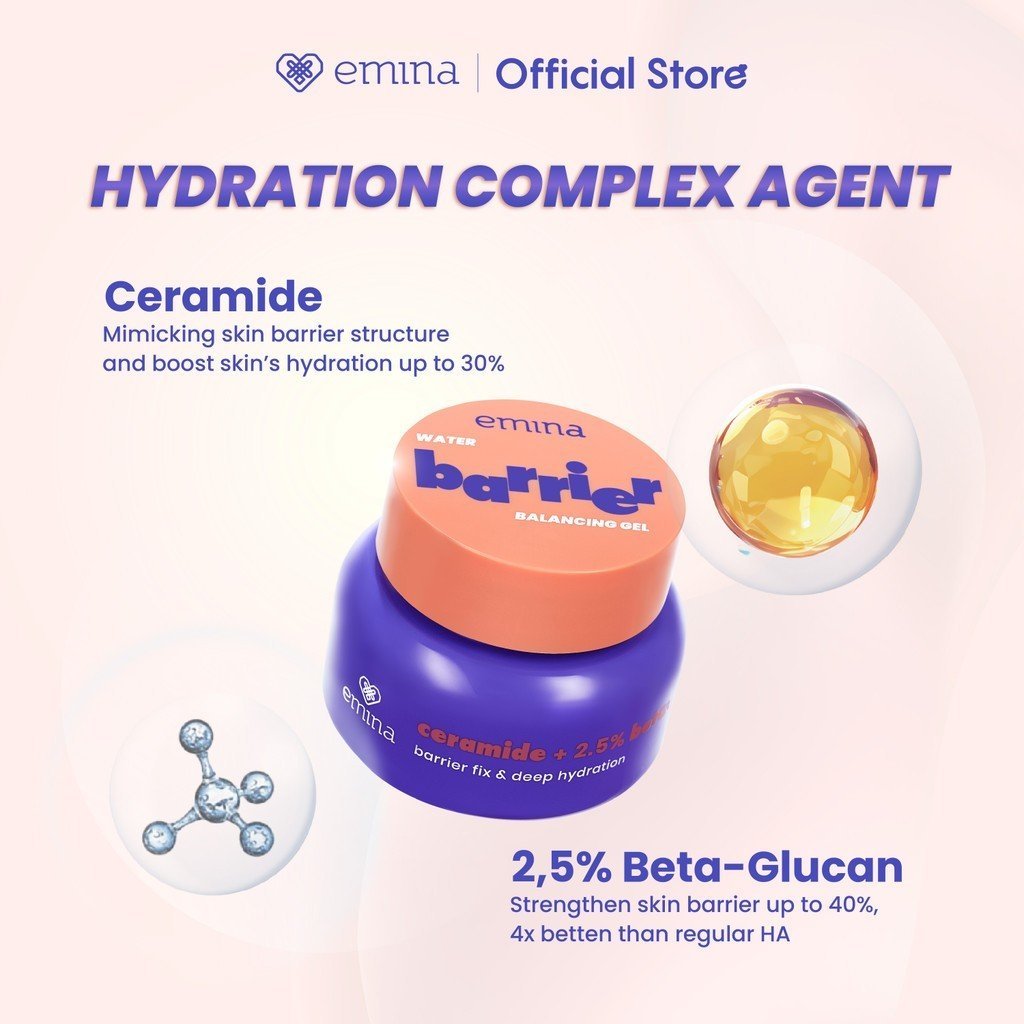emina water gel moisturizer 30g / barrier balancing / bright glow / calming / pelembab wajah emina water gel moisturizer 30g / barrier balancing / bright glow / calming / pelembab wajah