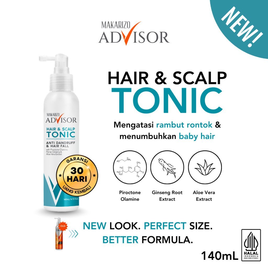 makarizo advisor anti hair fall defense hair and scalp tonic 140ml makarizo advisor anti hair fall defense hair and scalp tonic 140ml