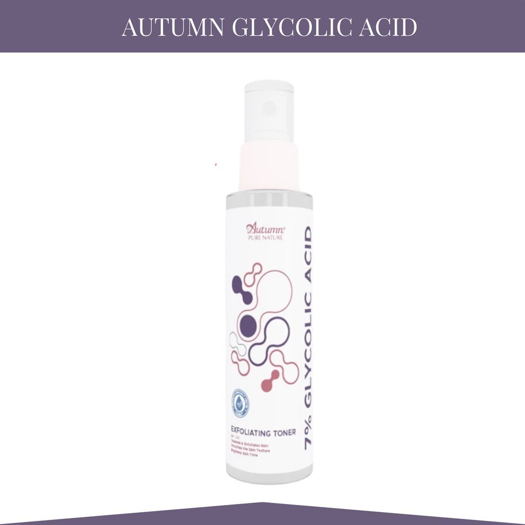 autumn 7% glycolic acid exfoliating toner 100ml/toner wajah dan badan autumn 7% glycolic acid exfoliating toner 100ml/toner wajah dan badan