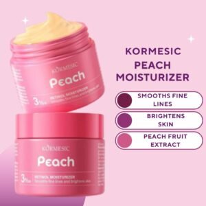 kormesic peach 3% retinol moisturizer 50g/pelembab wajah