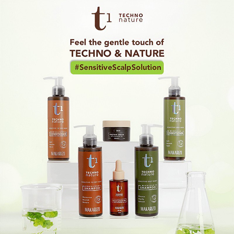 makarizo t1 techno nature equalizer shampoo non sls 180ml