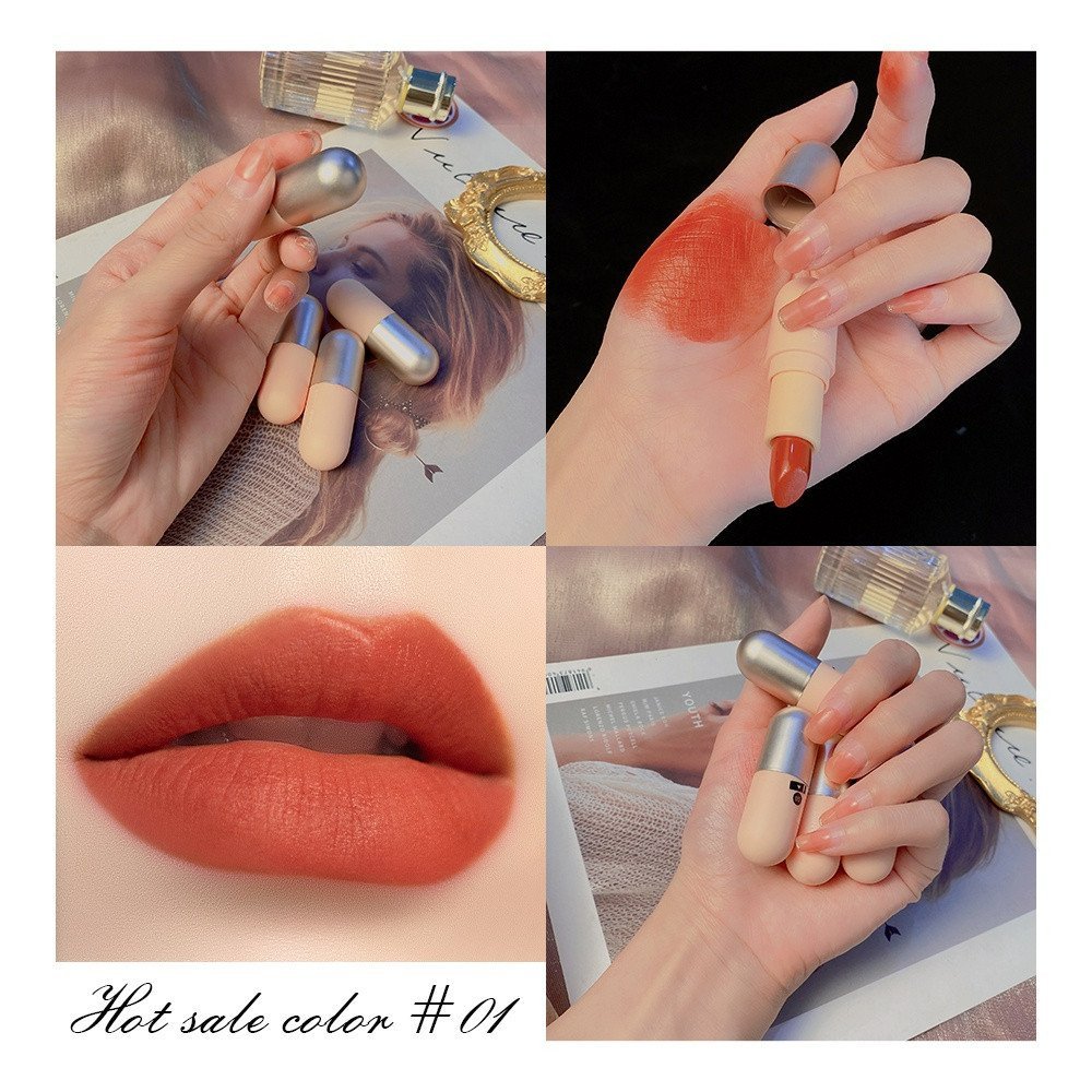 saniye velvet lipstick matte capsule 2.5g saniye velvet lipstick matte capsule 2.5g
