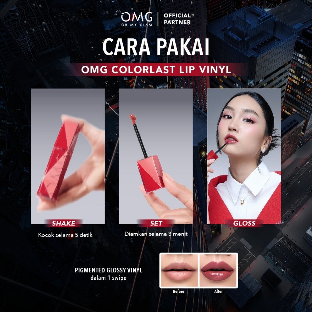 omg oh my glam colorlast lip vinyl 2.5 g/lipstick/lipcream omg oh my glam colorlast lip vinyl 2.5 g/lipstick/lipcream