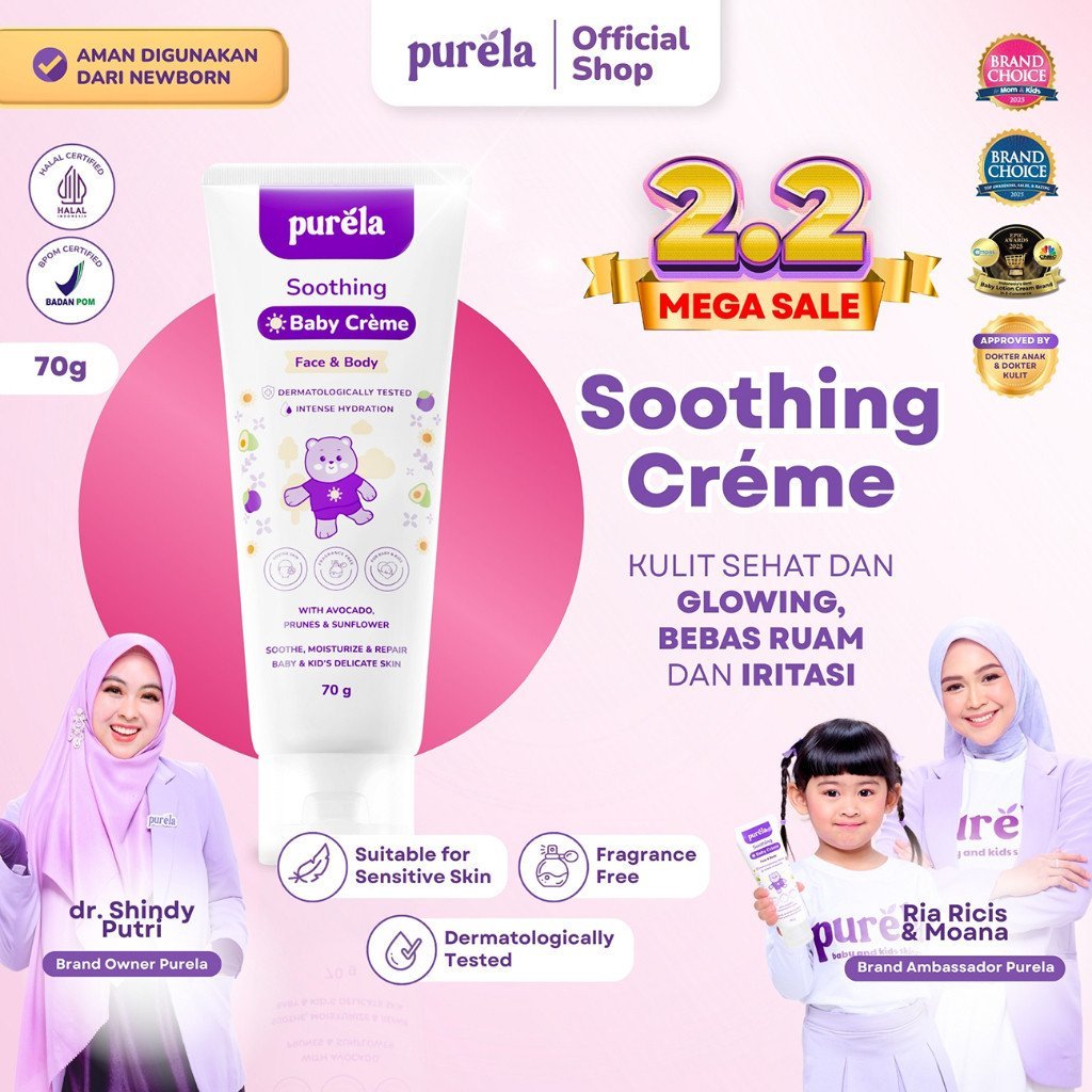 purela soothing baby creme 70g purela soothing baby creme 70g