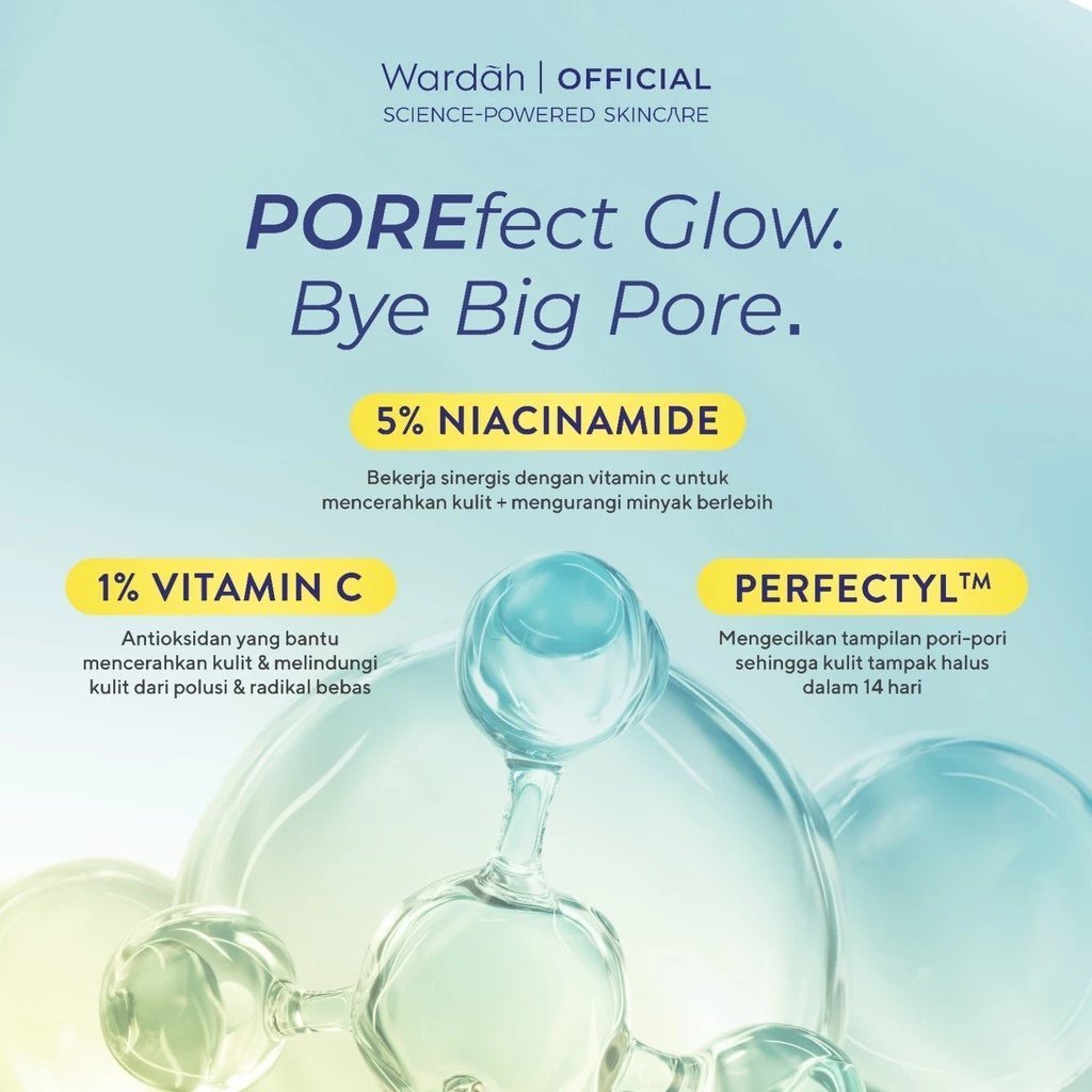 wardah perfect bright perfectyl vitamin c pore perfecting c glow serum 15ml / serum wajah wardah perfect bright perfectyl vitamin c pore perfecting c glow serum 15ml / serum wajah