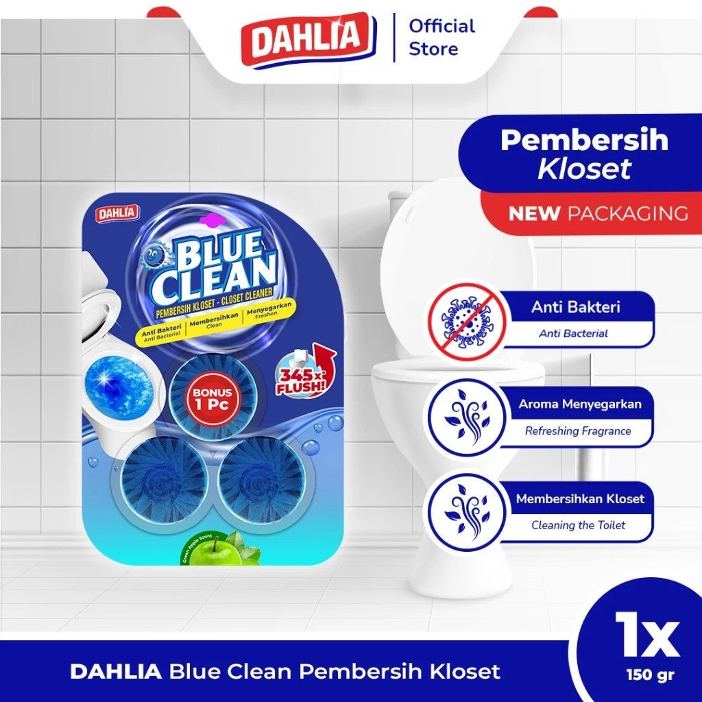 dahlia blue clean/pembersih kloset dahlia blue clean/pembersih kloset