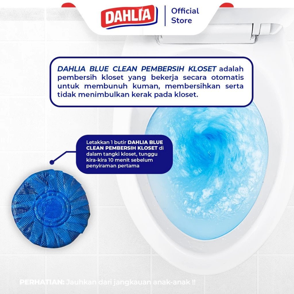 dahlia blue clean/pembersih kloset dahlia blue clean/pembersih kloset