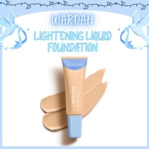 wardah lightening liquid foundation spf 30 pa+++ 6ml & 25ml