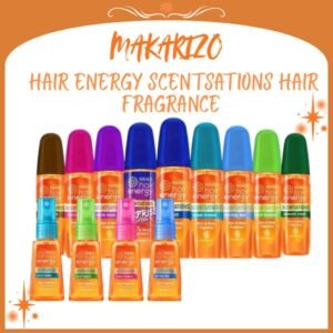 makarizo hair energy scentsations hair fragrance 30ml and 100ml/parfum rambut