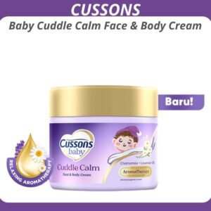 cussons baby cuddle calm face and body cream 50g/krim bayi