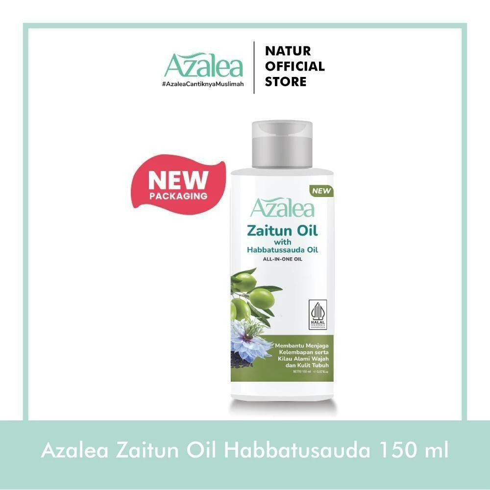 azalea zaitun oil with habbatussauda and rosehip oil 150ml azalea zaitun oil with habbatussauda and rosehip oil 150ml