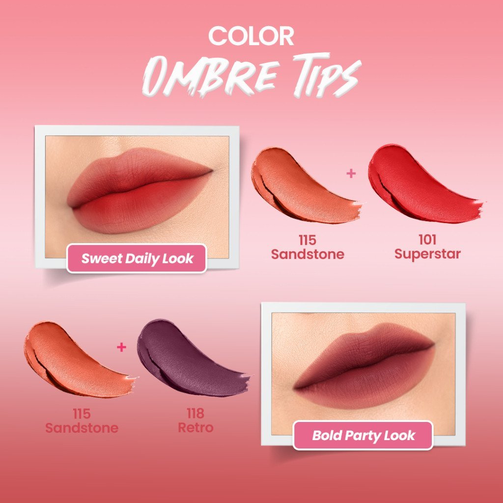 hanasui mattedorable lipstick 2g/lipstik/lip matte hanasui mattedorable lipstick 2g/lipstik/lip matte