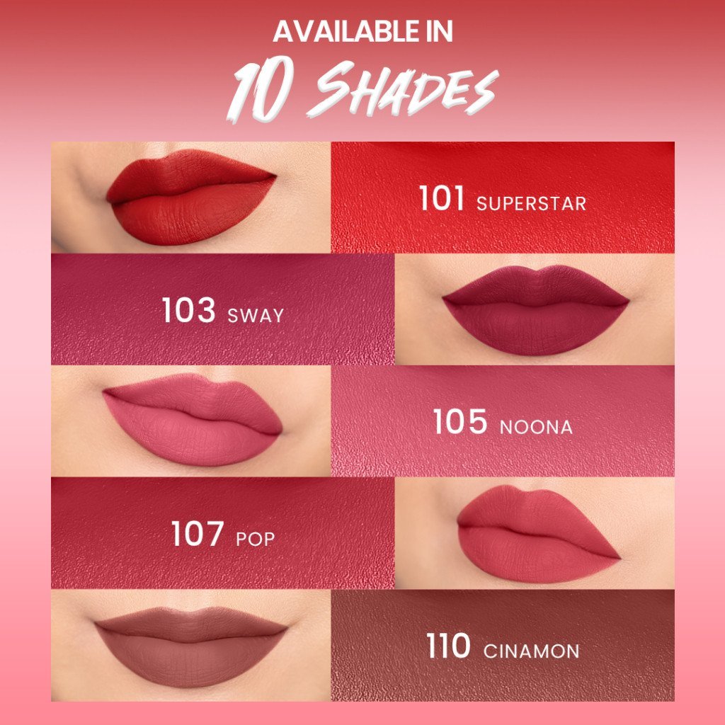 hanasui mattedorable lipstick 2g/lipstik/lip matte hanasui mattedorable lipstick 2g/lipstik/lip matte