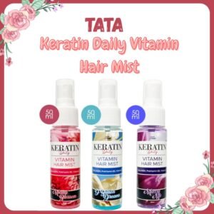 tata keratin daily vitamin hair mist 50ml/serum rambut
