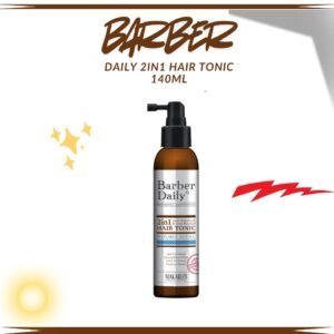 barber daily 2in1 hair tonic 140ml/tonik rambut