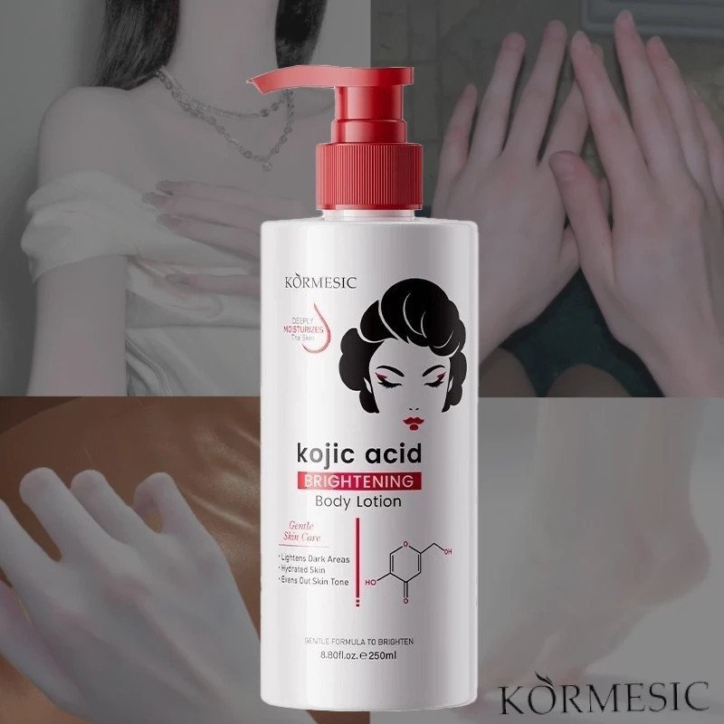 kormesic kojic acid brightening body lotion 250ml/losion tubuh kormesic kojic acid brightening body lotion 250ml/losion tubuh