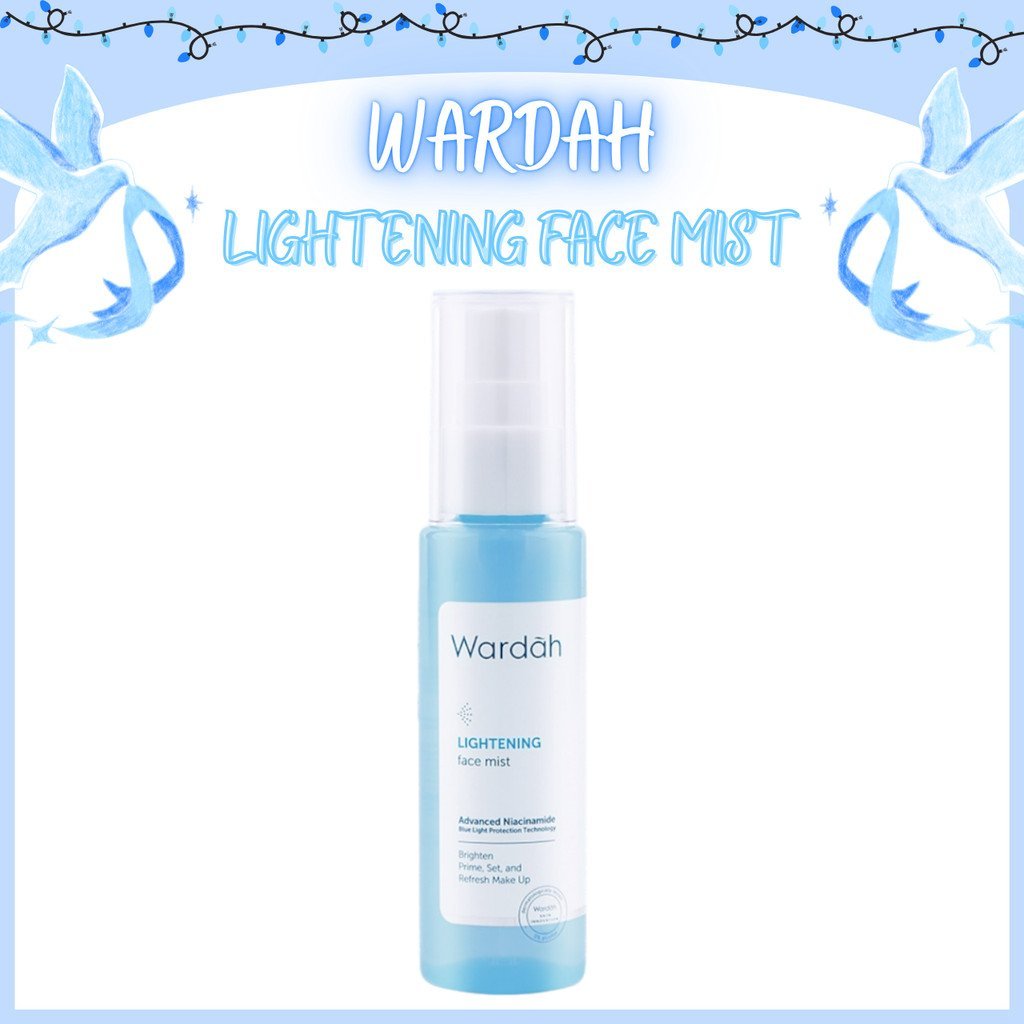wardah lightening face mist 60ml | setting spray wardah lightening face mist 60ml | setting spray