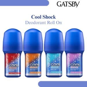 gatsby cool shock deodorant roll on 50ml
