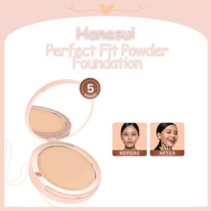 hanasui perfect fit powder foundation/bedak padat