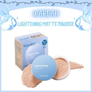 wardah lightening matte powder spf 15 pa++ | oil control | bedak tabur