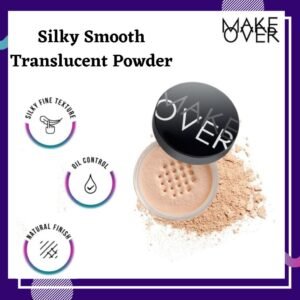 make over silky smooth translucent powder 35g | bedak tabur