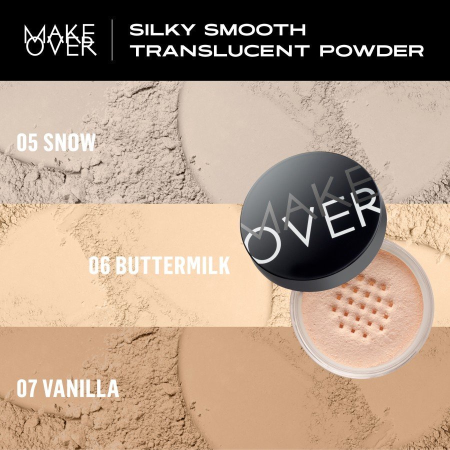 make over silky smooth translucent powder 35g | bedak tabur make over silky smooth translucent powder 35g | bedak tabur