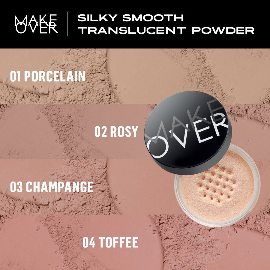 make over silky smooth translucent powder 35g | bedak tabur make over silky smooth translucent powder 35g | bedak tabur