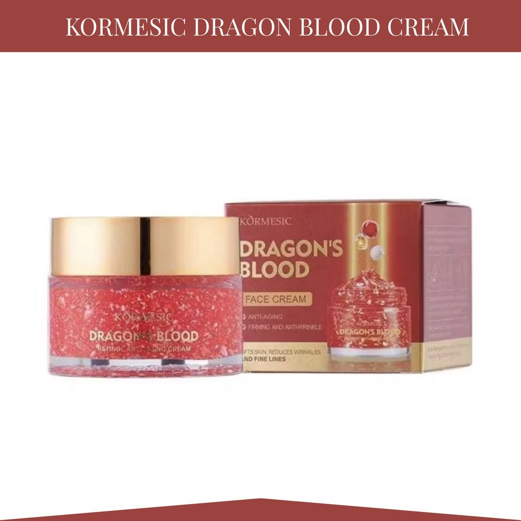 kormesic dragons blood retinol anti aging cream 50g/pelembab wajah kormesic dragons blood retinol anti aging cream 50g/pelembab wajah