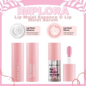 implora lip moist essence & lip moist serum/serum bibir/pelembab bibir