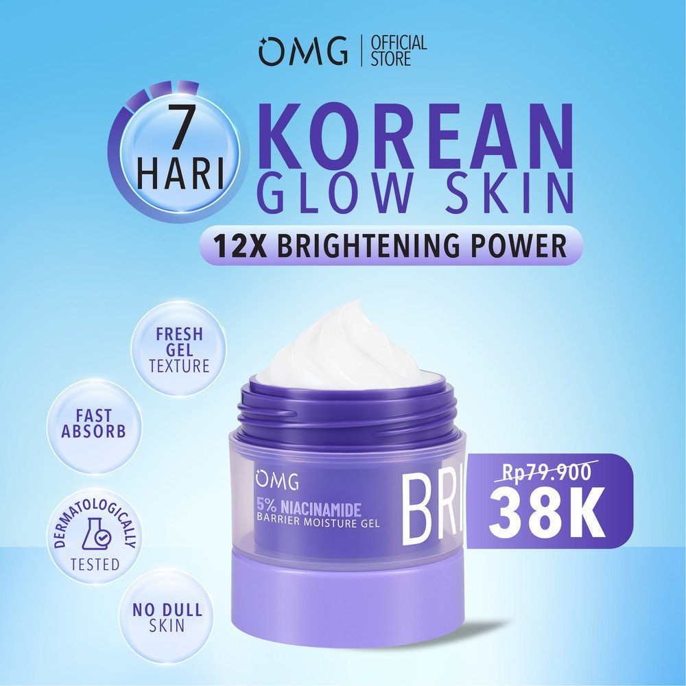 omg oh my glow barrier moisture gel 45g/pelembab wajah omg oh my glow barrier moisture gel 45g/pelembab wajah