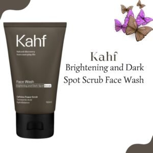 kahf brightening and dark spot scrub face wash 100ml
