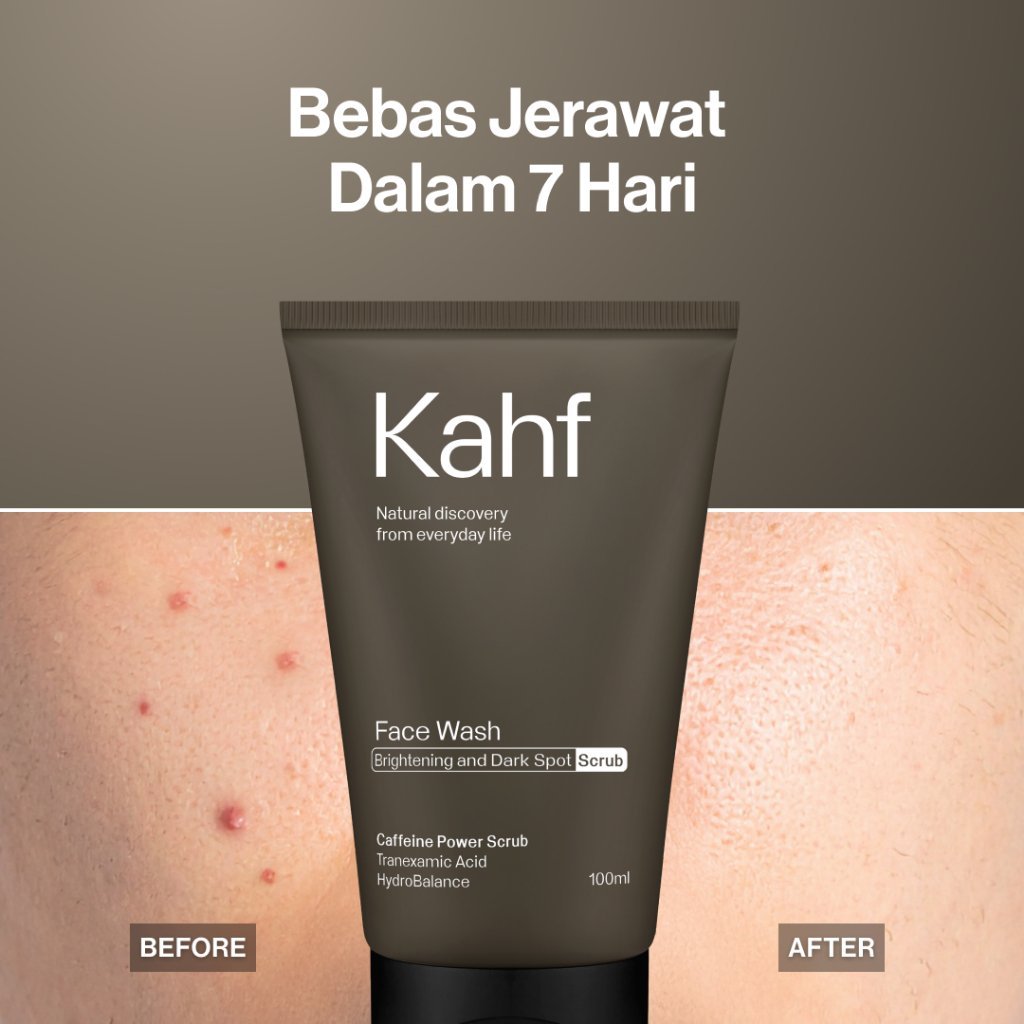 kahf brightening and dark spot scrub face wash 100ml kahf brightening and dark spot scrub face wash 100ml