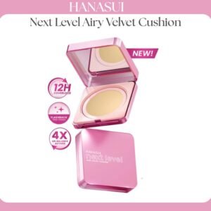 hanasui next level airy velvet cushion 15g/alas bedak