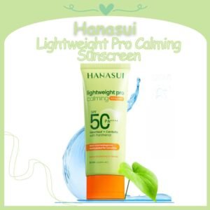 hanasui lightweight pro calming sunscreen spf 50 pa++++ 30ml/tabir surya