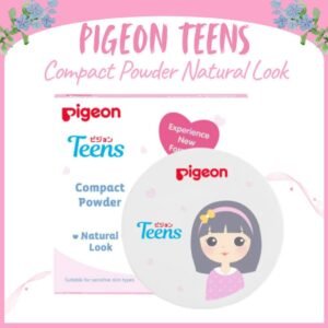 pigeon teens compact powder natural look 14g / bedak padat