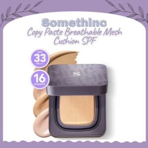 somethinc copy paste breathable mesh cushion spf 33 pa++/alas bedak