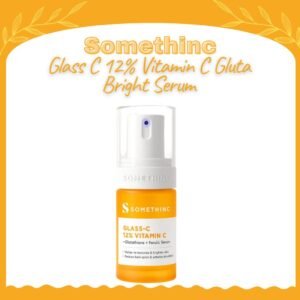 somethinc glass c 12% vitamin c gluta bright serum 20ml/serum wajah